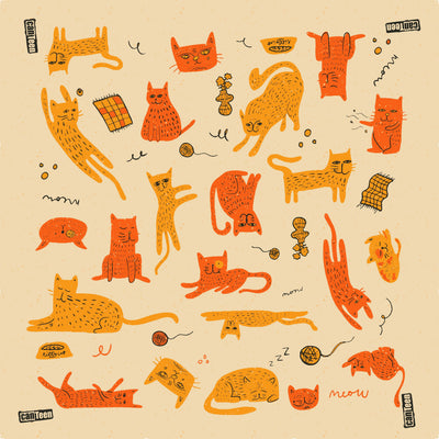 Cats & Yarn Bandanna