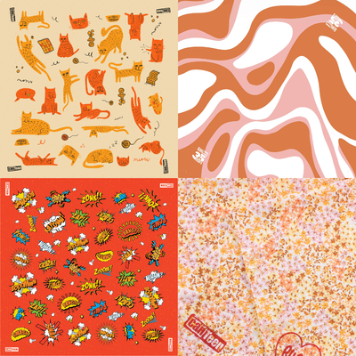 The Orange Muse Bandanna (4 Pack)