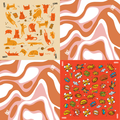 The Orange Muse Bandanna (4 Pack)