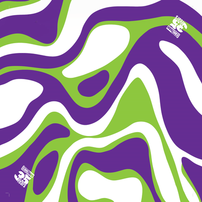 Retro Bandanna - Purple/Green