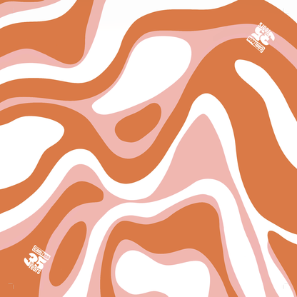 Retro Bandanna - Pink/Orange